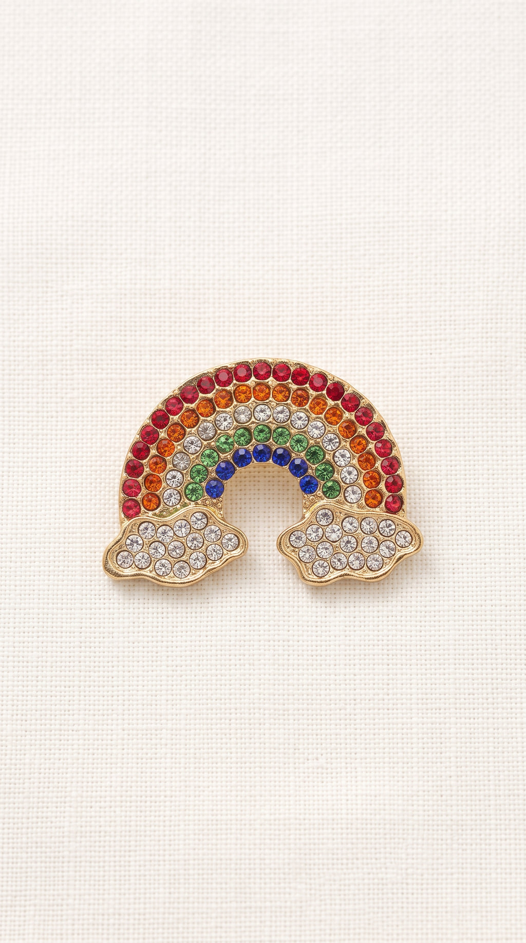 Broche Arco-Íris com Pedrarias