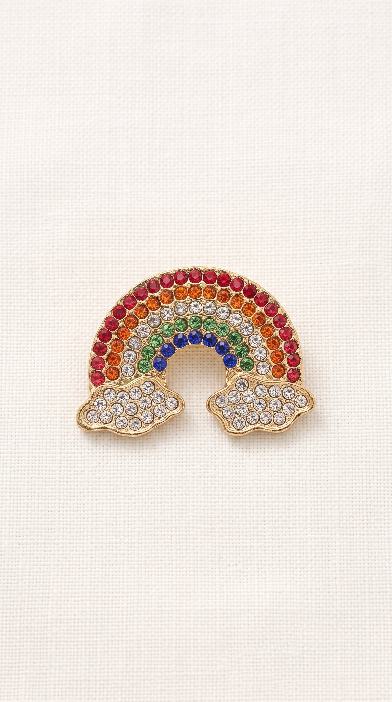 Broche Arco-Íris com Pedrarias