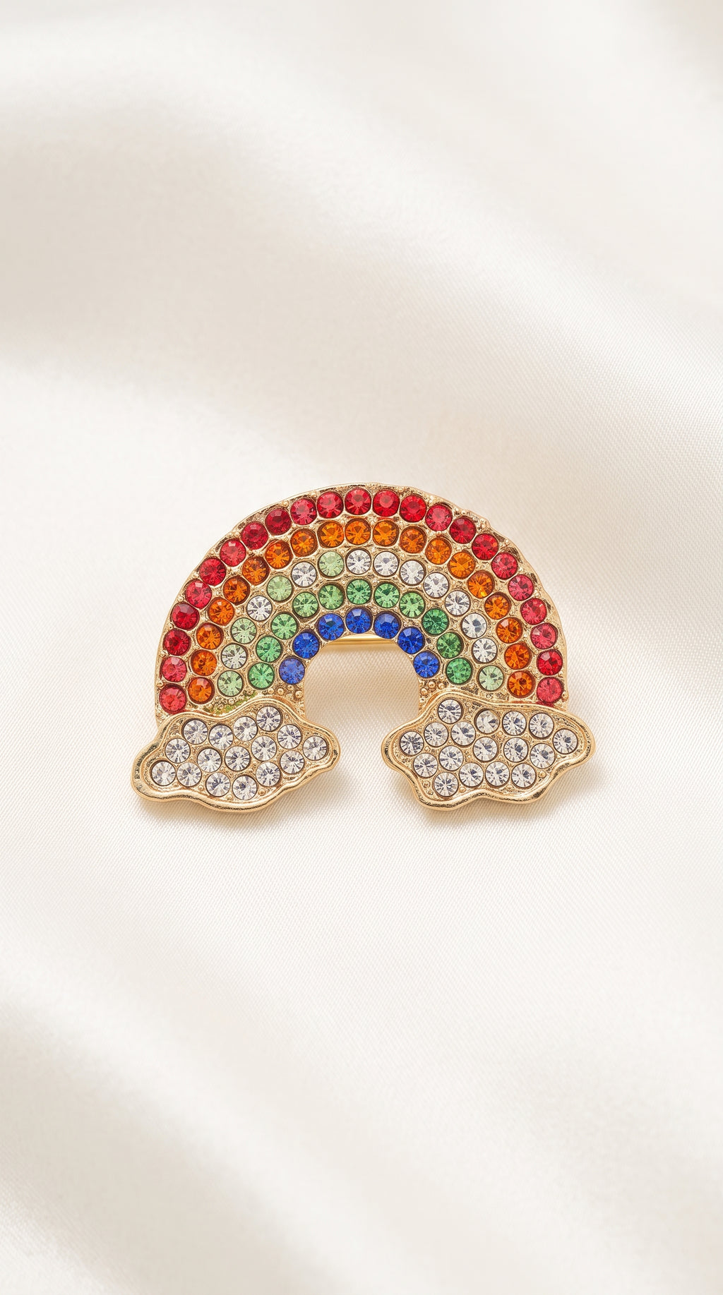 Broche Arco-Íris com Pedrarias