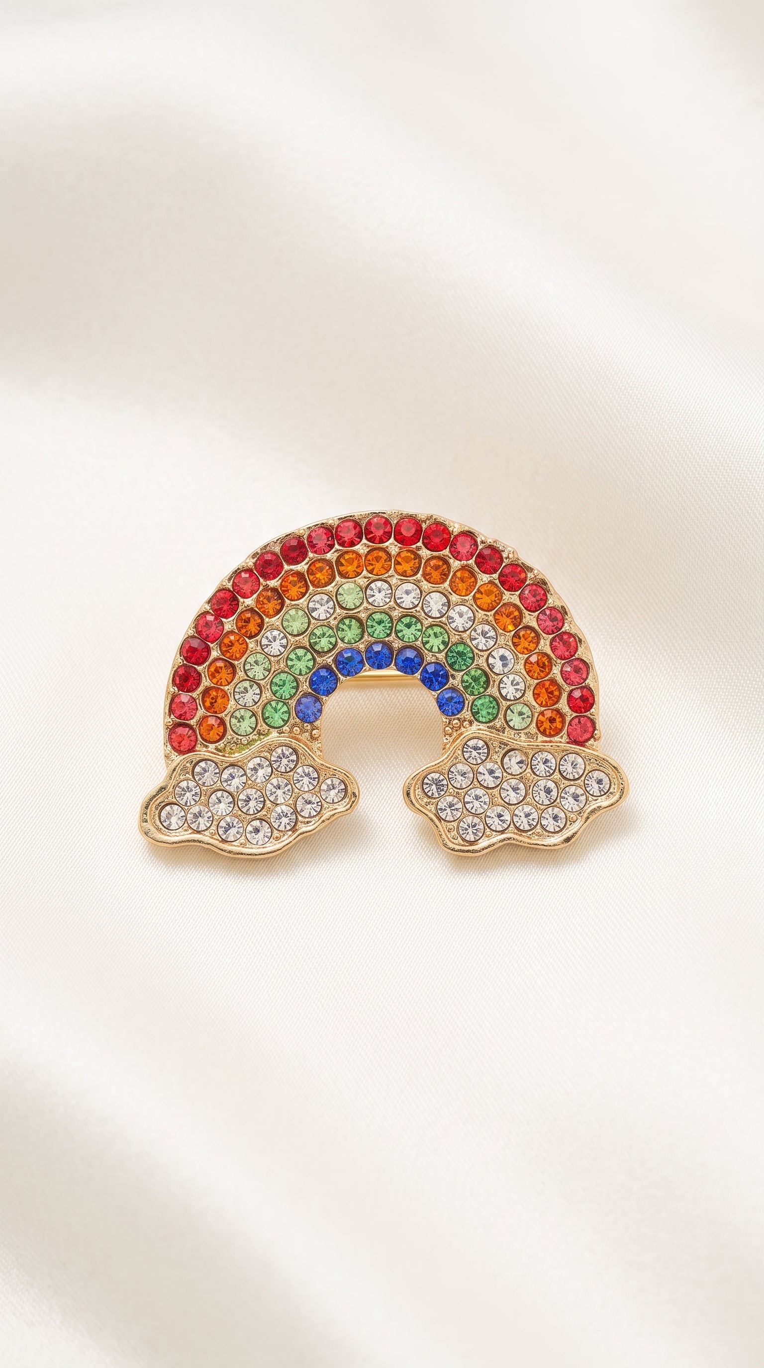 Broche Arco-Íris com Pedrarias