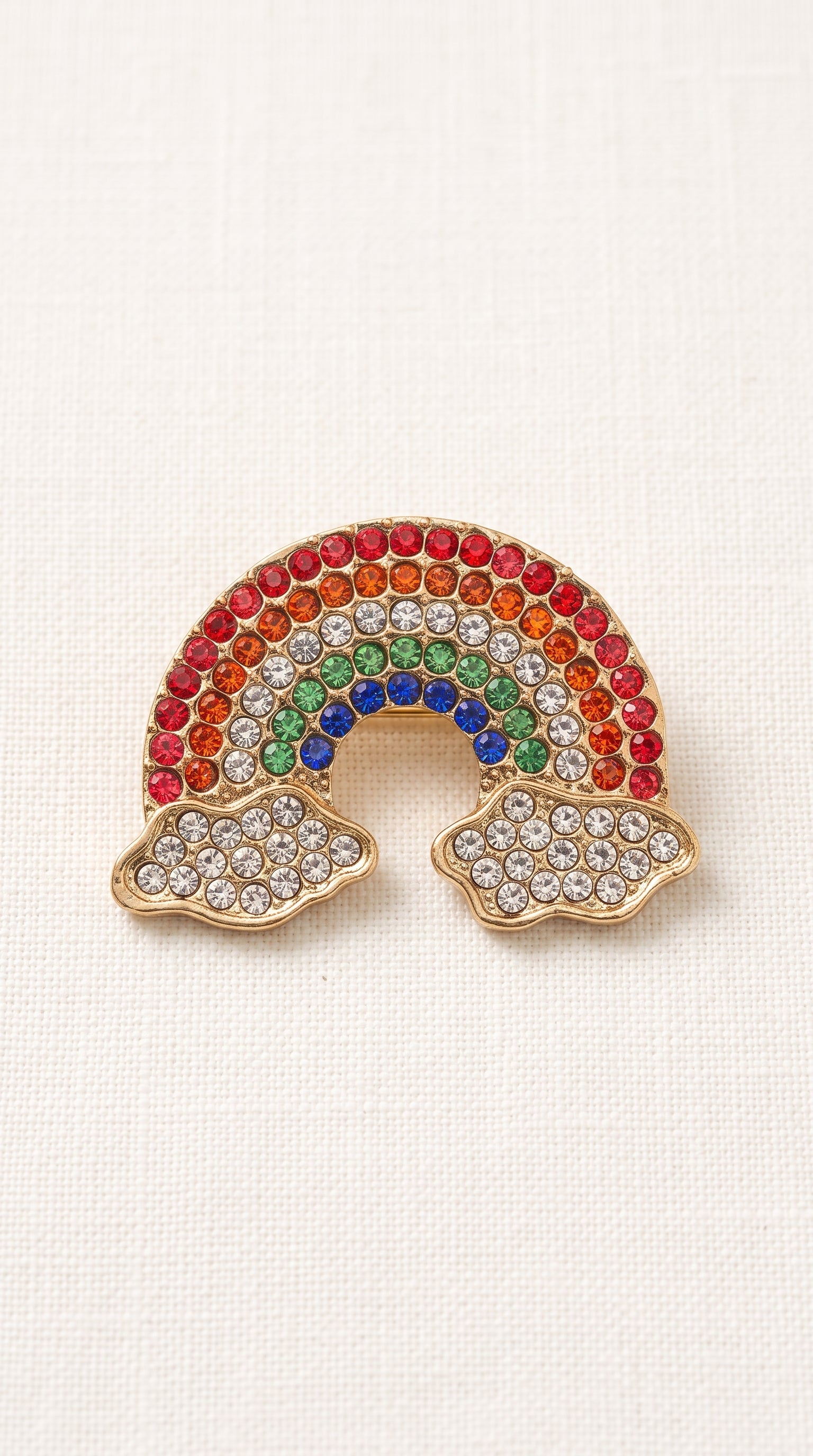 Broche Arco-Íris com Pedrarias