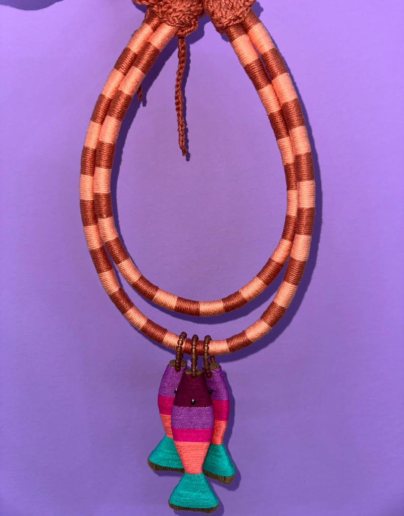 Colar Artesanal Peixe Handmade