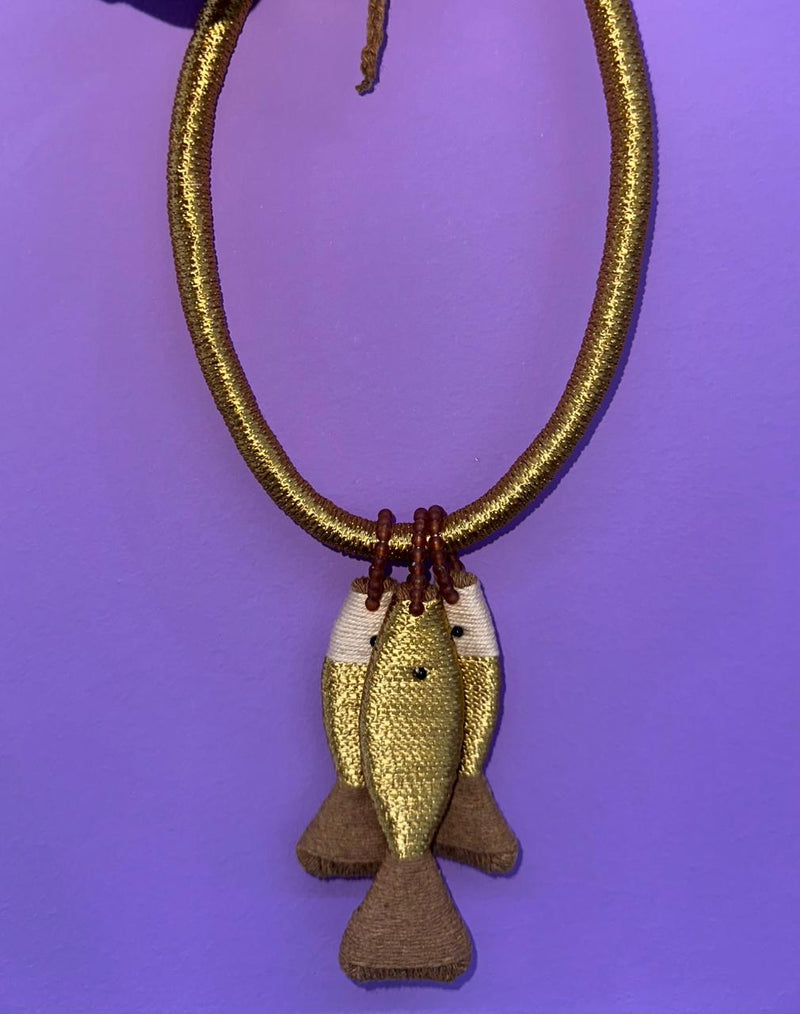 Colar Artesanal Peixe Handmade