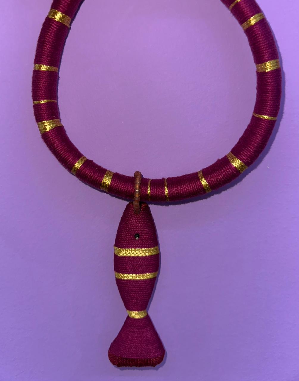 Colar Artesanal Peixe Handmade