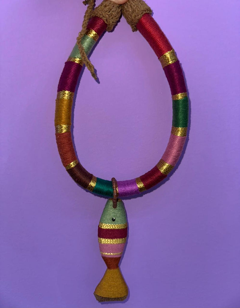 Colar Artesanal Peixe Handmade