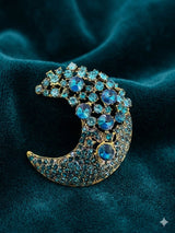 Broche Lua Azul
