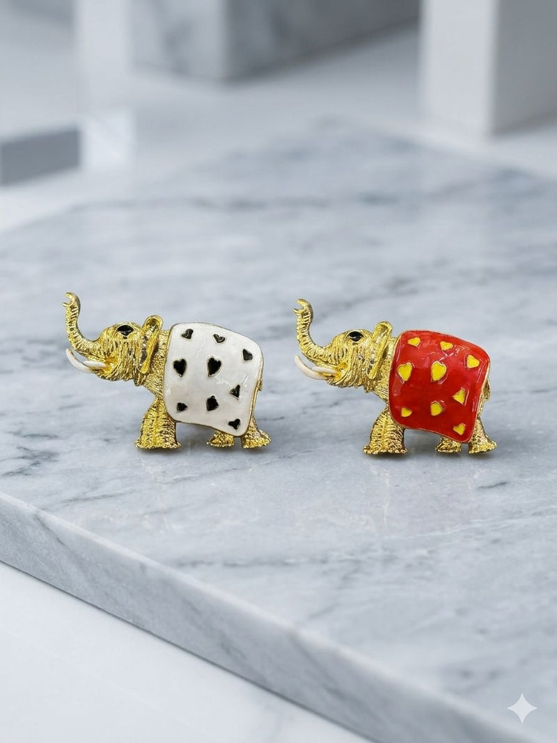 Broche Elefante Coração