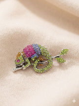 Broche Camaleão Multicolorido: Explosão de Estilo