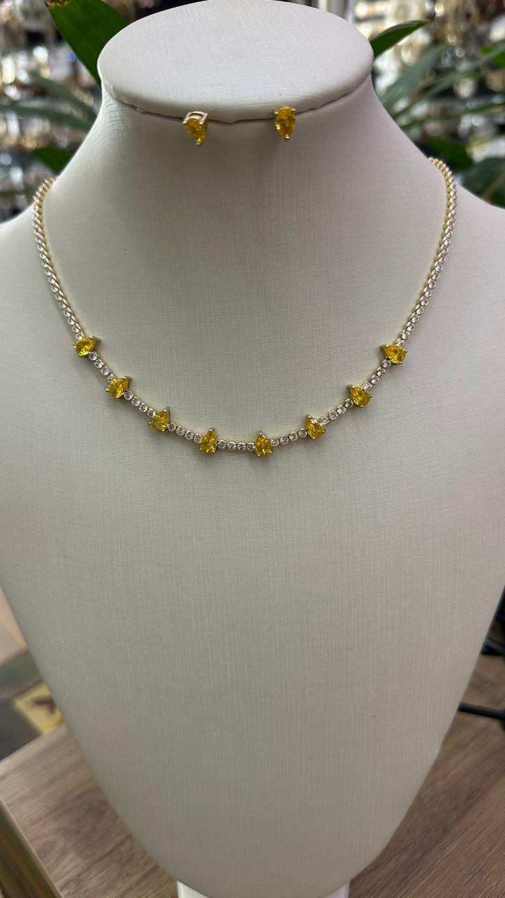 Conjunto Riviera Gota Amarela