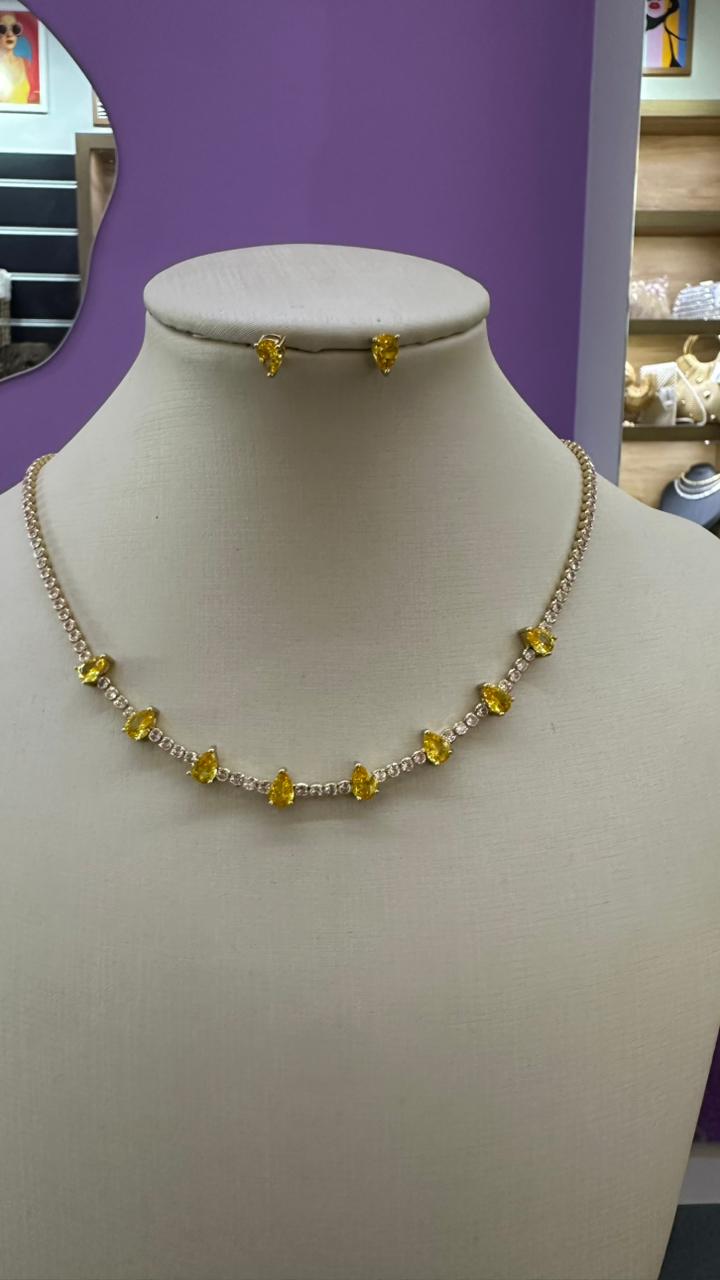 Conjunto Riviera Gota Amarela