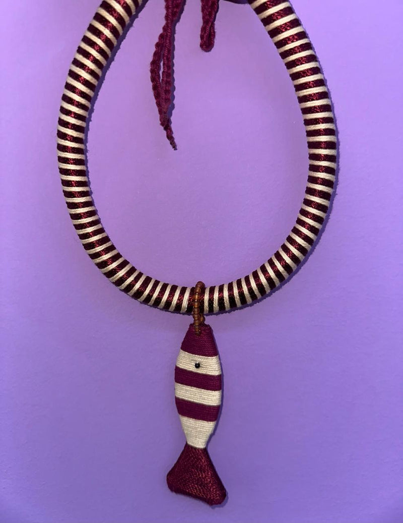 Colar Artesanal Peixe Handmade
