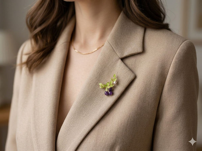 Broche Cacho de uva