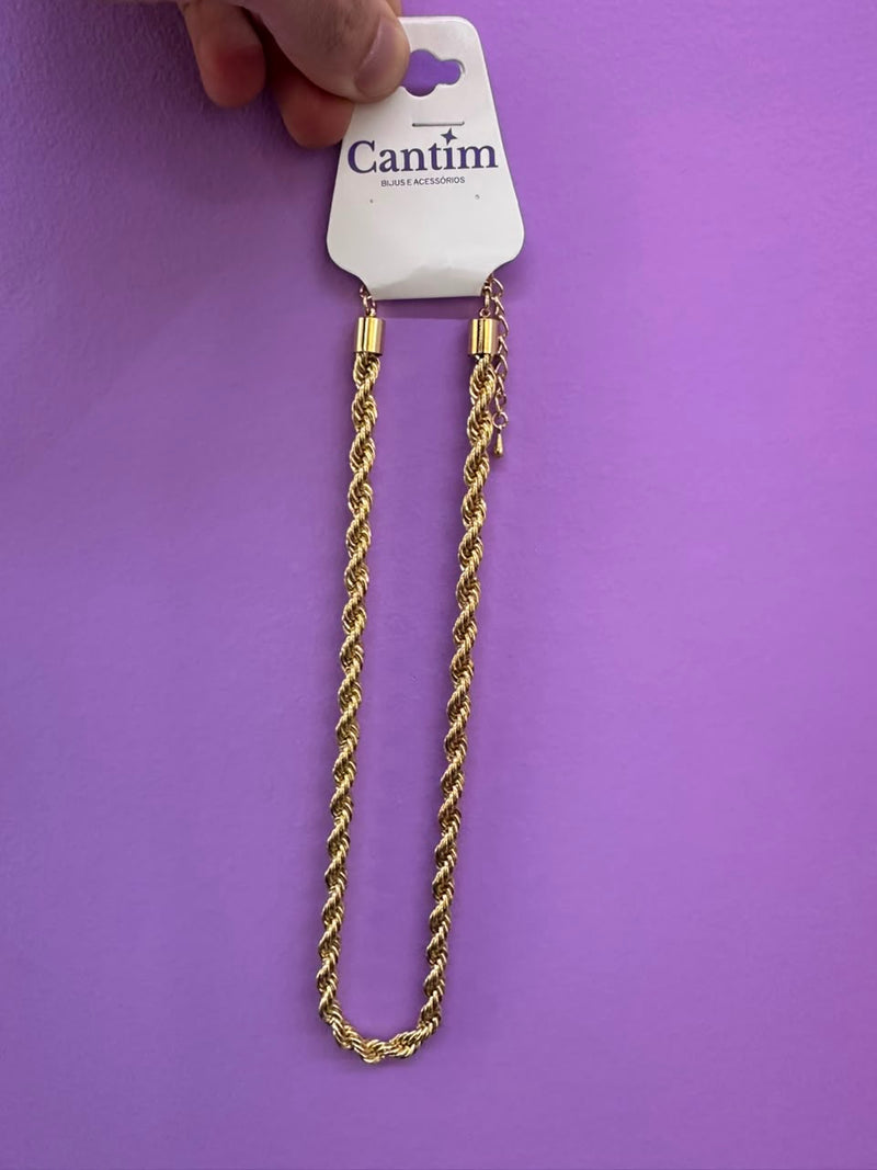 Colar Corrente Baiano – Elegância Clássica e Sofisticação Atemporal